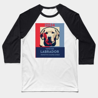 Pawsidential Labrador Baseball T-Shirt